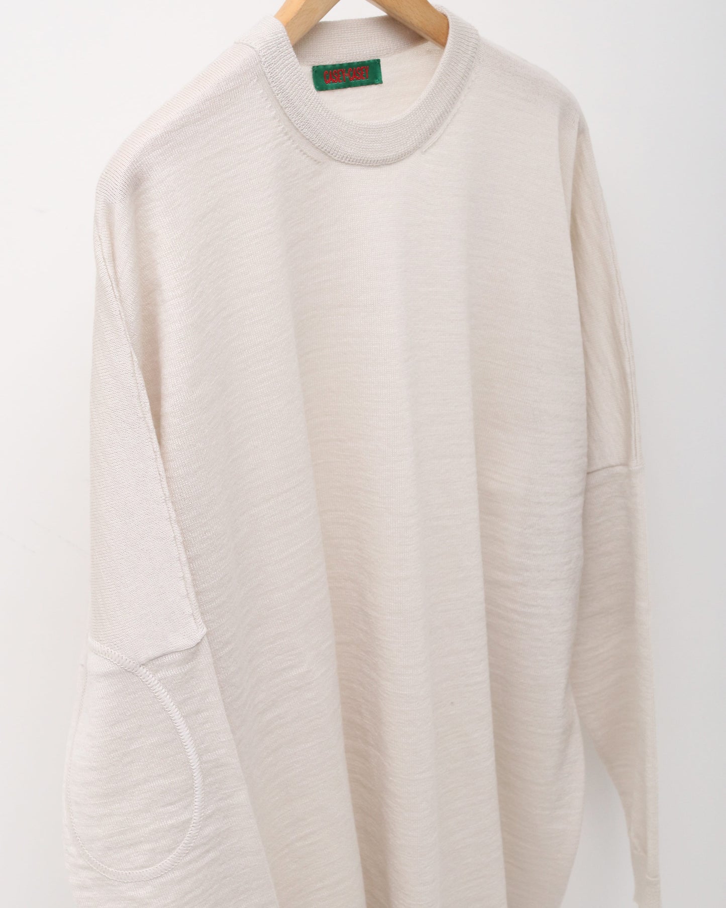 CREW NECK JUMPER  IVORY