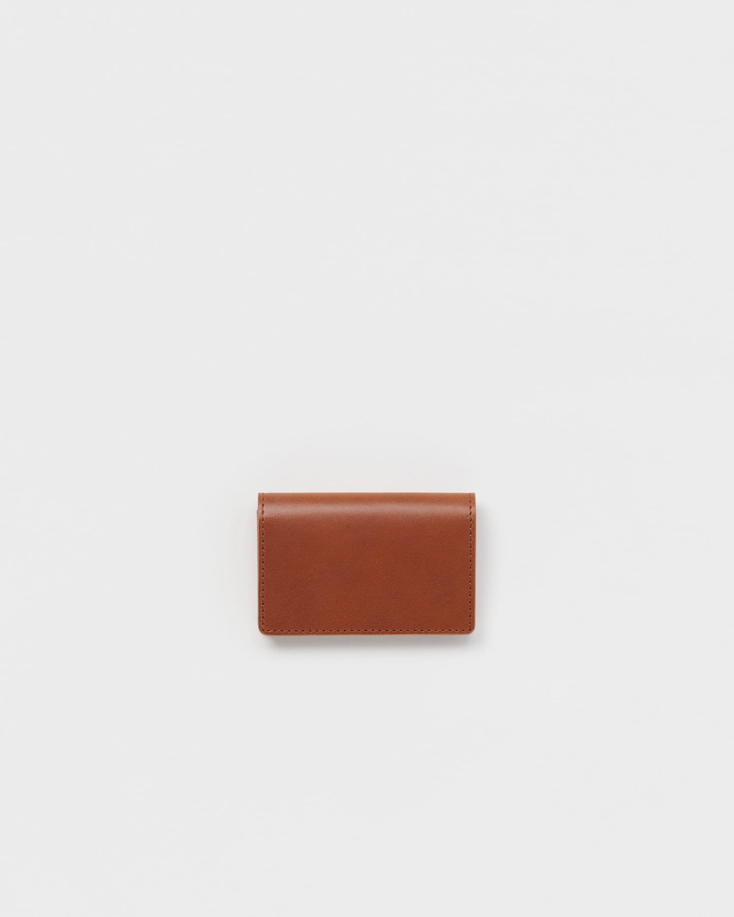 folded card case BROWN